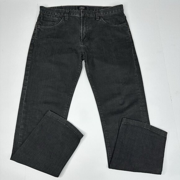 AGOLDE Women's Black Mid-Rise Straight Fit Luxury Designer‎ Jeans W32-33/L28 - Picture 1 of 14
